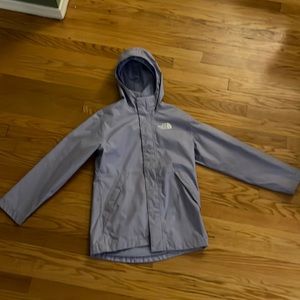 Girls North Face rain coat